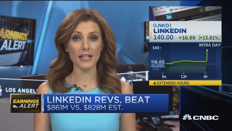 LinkedIn earnings beats expectations