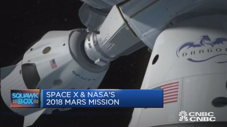 NASA: SpaceX Mars mission set to lift-off in 2018