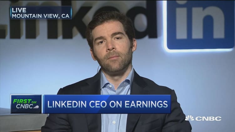 Stronger than expected performance at LinkedIn: CEO