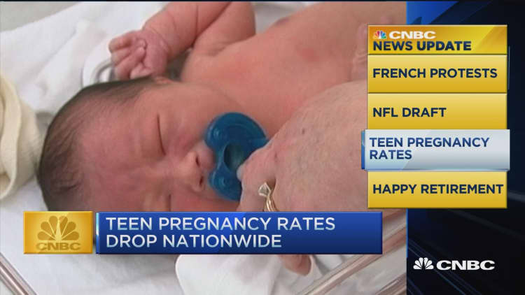 CNBC update: Teen pregnancy rates