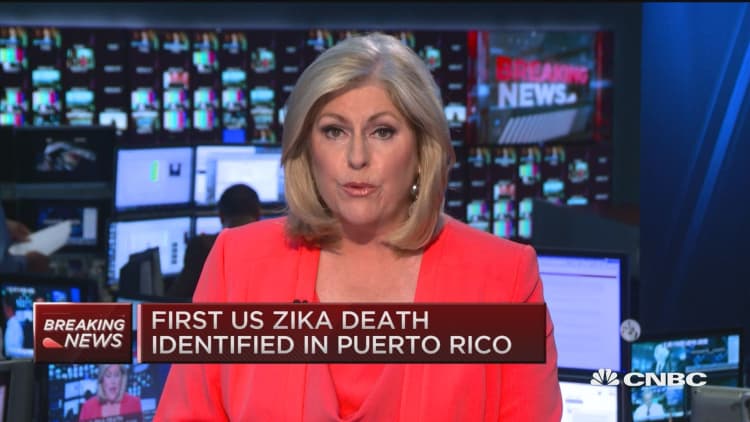First US Zika-related death identified in Puerto Rico