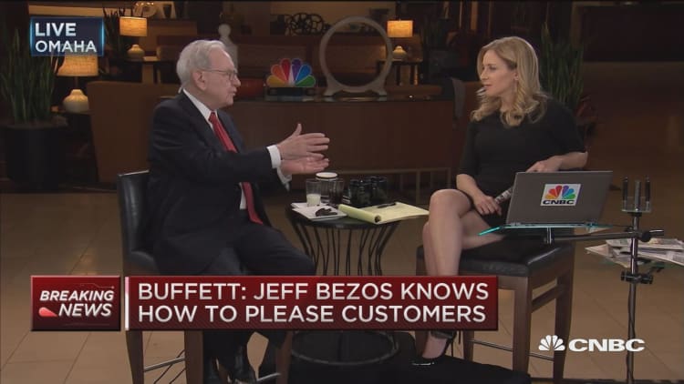 Jeff Bezos has 'changed the world' in a big way: Buffett