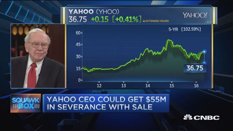 Buffett on Big Blue, Yahoo and trade