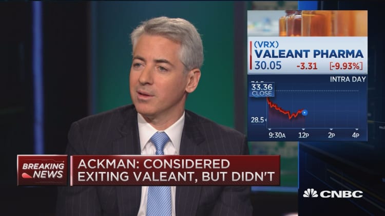 Bill Ackman on sticking with Valeant