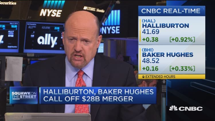 Cramer: Scrapped Halliburton merger 'dumbest deal ever'