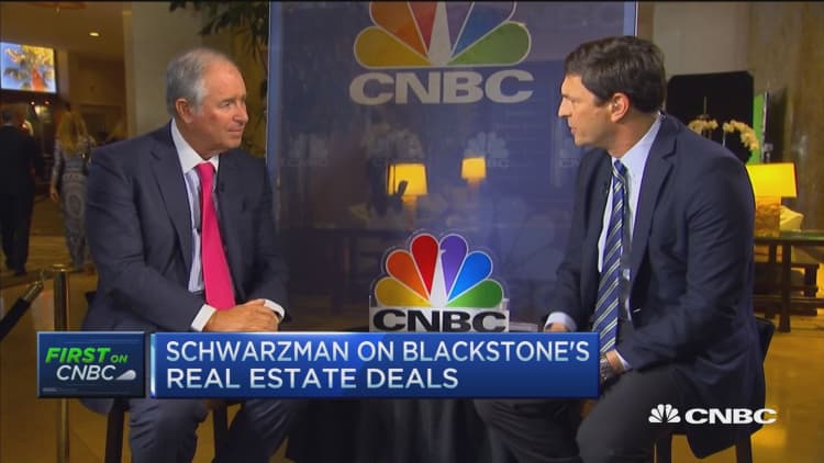 Blackstone's Schwarzman talks China, hedge funds