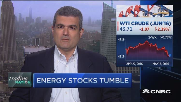 Trading Nation: Energy stocks tumble