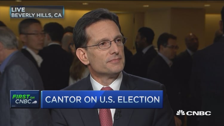 Eric Cantor: Donald Trump has changed the rules of the game