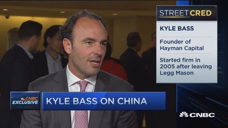 Kyle Bass talks betting against China
