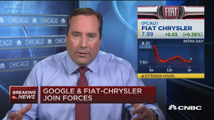 Google & Fiat Chrysler partnership