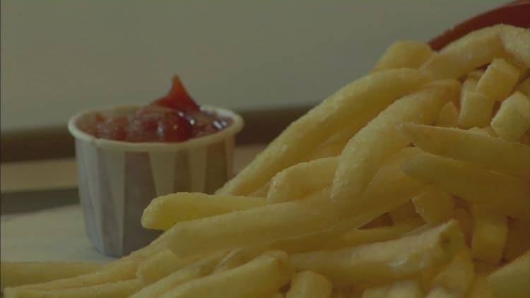 McDonald's testing new garlic French fries