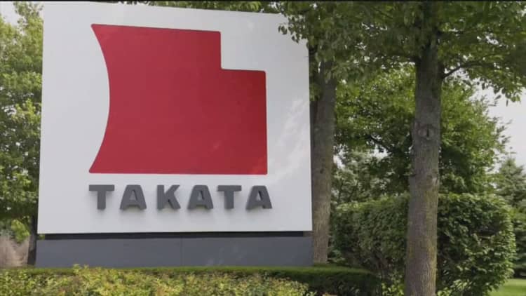 Takata may recall up to 40M air bag inflators