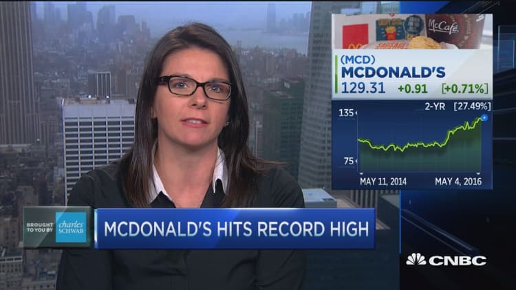 Trading Nation: McDonald's hits record high