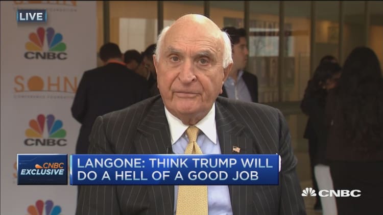 Langone: Trump will do a hell of a good job