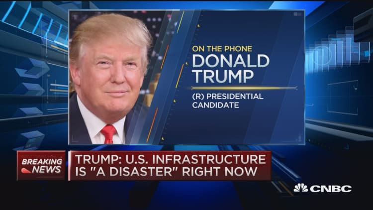 Trump: We need infrastructure