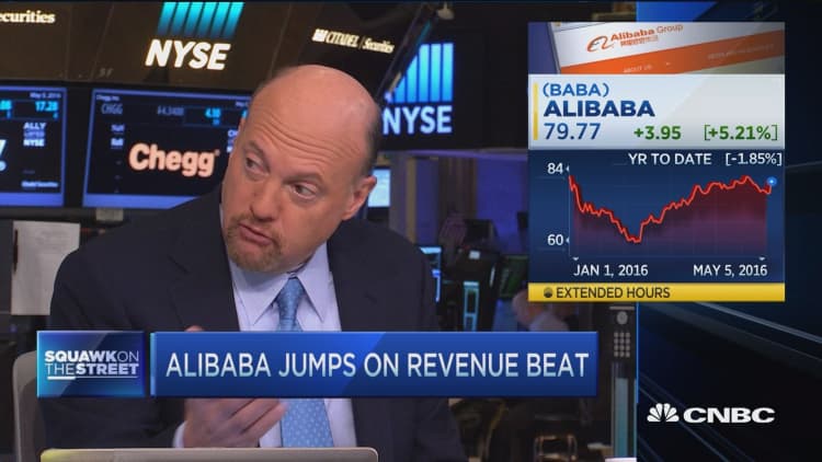 Alibaba jumps on revenue beat