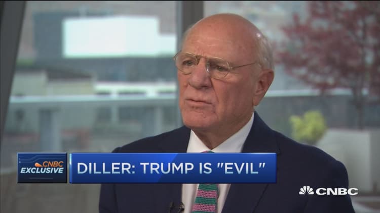 Diller: Trump is 'evil'