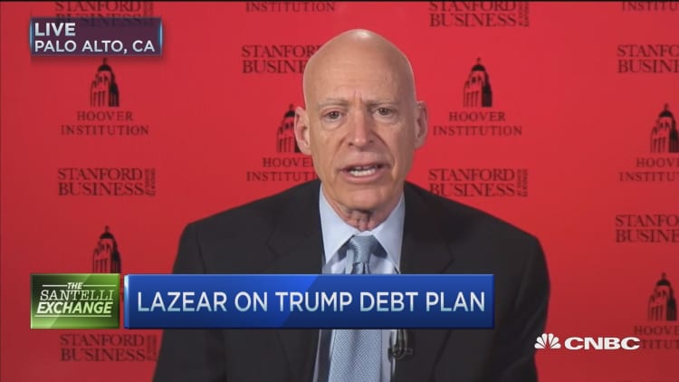 Lazear responds to Trump’s debt plan