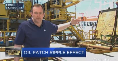 Oil patch ripple effect