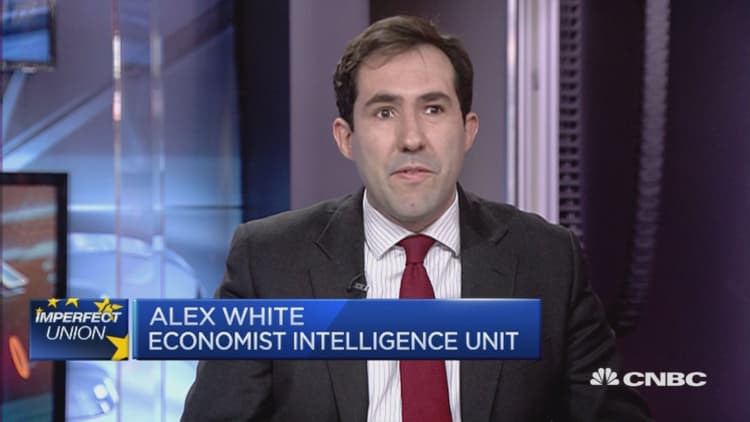 'Grexit' risks are still pretty high: EIU's Alex White