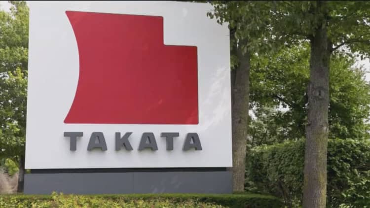 Takata warns of annual net loss of $120M 