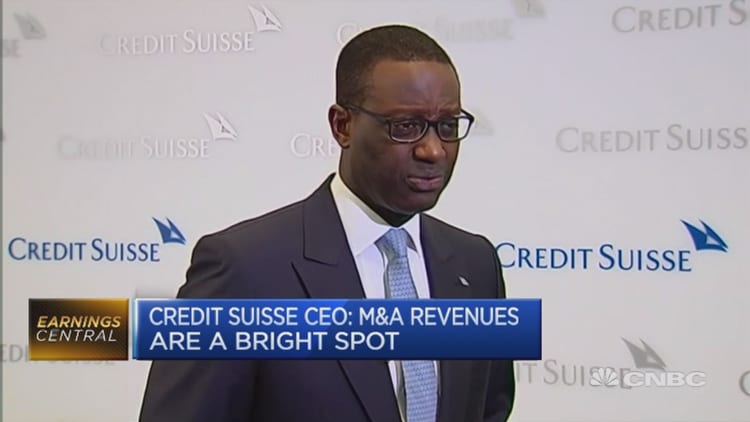 There are bright spots: Credit Suisse CEO 