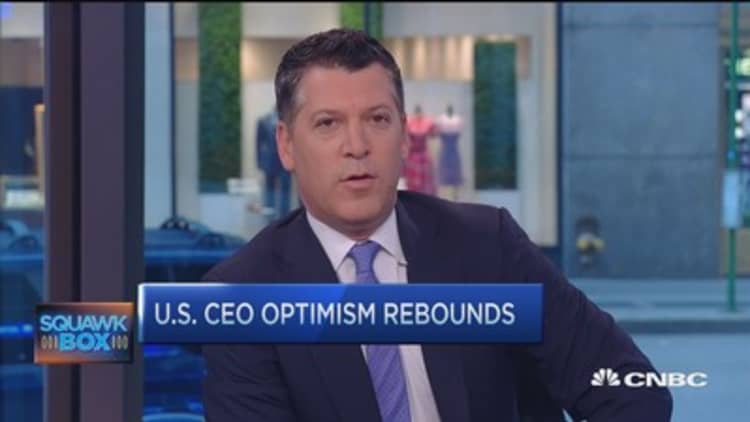 US CEO optimism rebounds: YPO