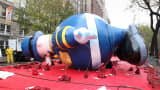 A balloon from the Macy's Thanksgiving Day Parade in New York.