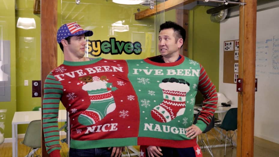 Tipsy Elves co-founders Evan Mendelsohn and Nick Morton met in college and are still great friends.