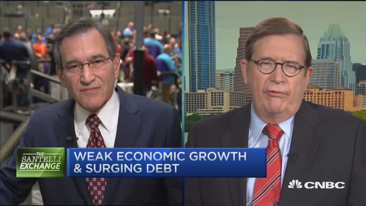 Santelli Exchange: 'We have too much of the wrong type of debt'