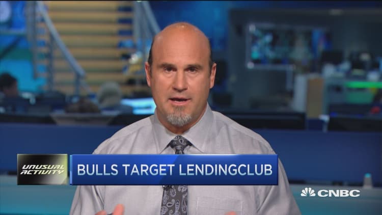 Trader buys LendingClub calls