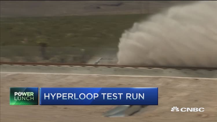 Hyperloop test run