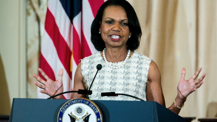 Condoleezza Rice: Trump may sound different but puts America first