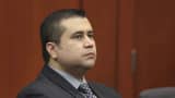 George Zimmerman sits in court during his trial in Sanford, Fla., July 10, 2013. Zimmerman has been charged with second-degree murder for the 2012 shooting death of Trayvon Martin.