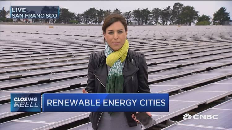 Renewable energy cities