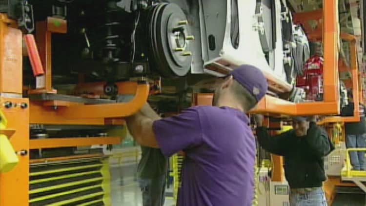 US manufacturing workers suffering from low wages