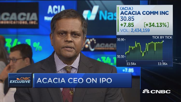 Acacia CEO on IPO & business strategy 