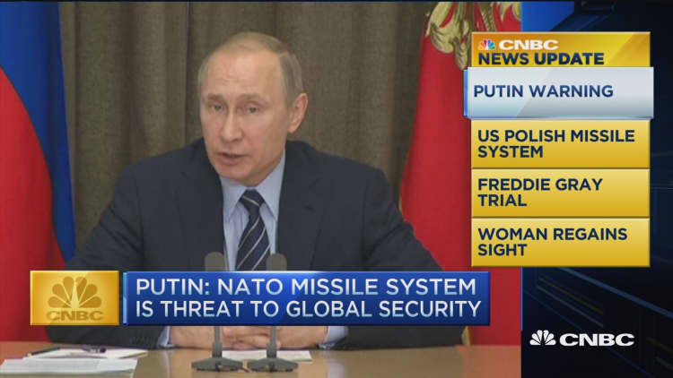 CNBC update: Putin's warning to NATO 
