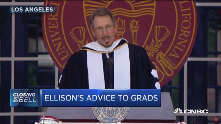 Ellison's advice to graduates