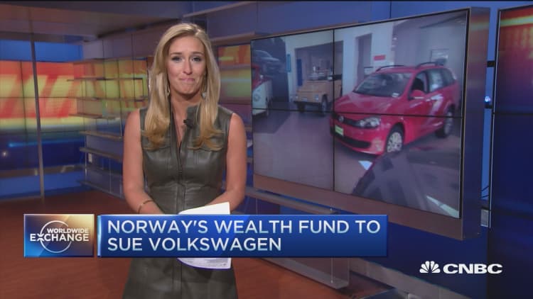 Norway's wealth fund to sue Volkswagen
