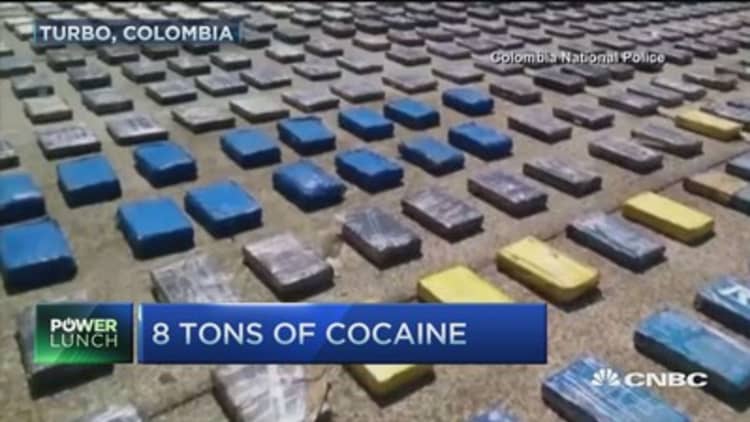 Biggest drug seizure ever nets 8 tons of coke