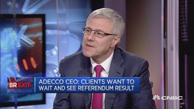 UK with Europe will be stronger: Adecco CEO 