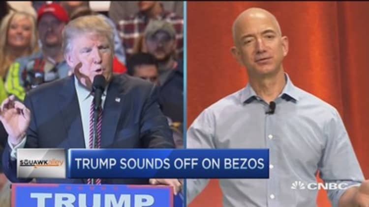 Activists ask Amazon to ‘dump Trump’