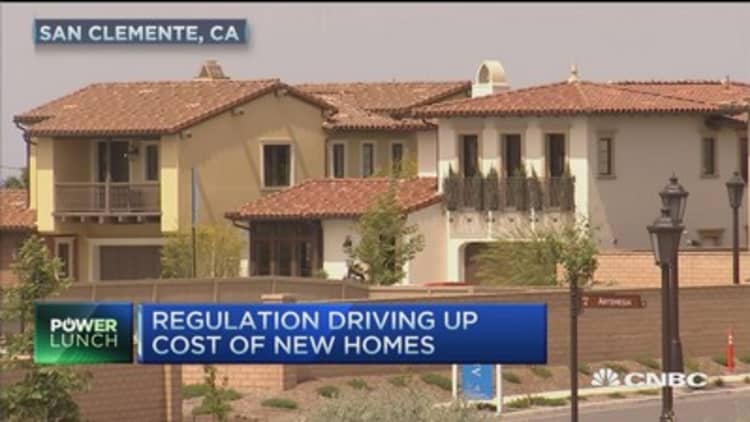Regulation raising home prices