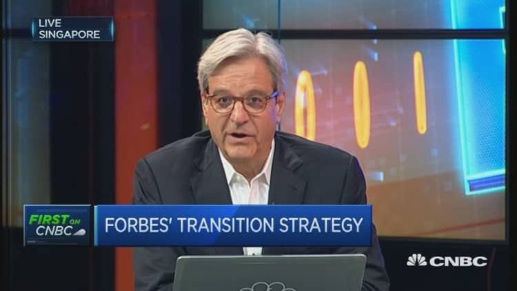 Forbes Media CEO: Our digital traffic has grown rapidly