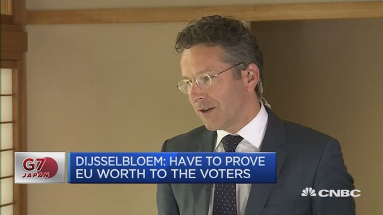 Have to prove EU is a good thing: Dijsselbloem 