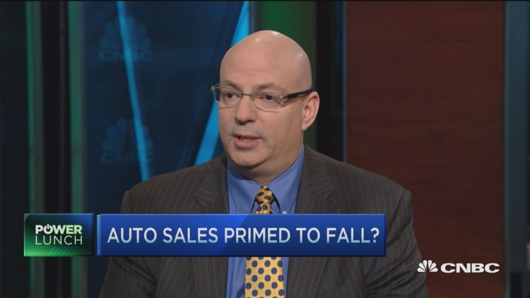 Peak auto sales?