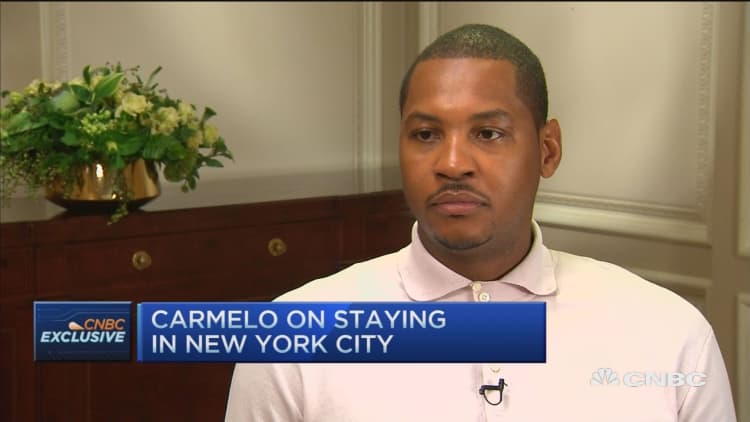 NBA star Carmelo Anthony's success off the court