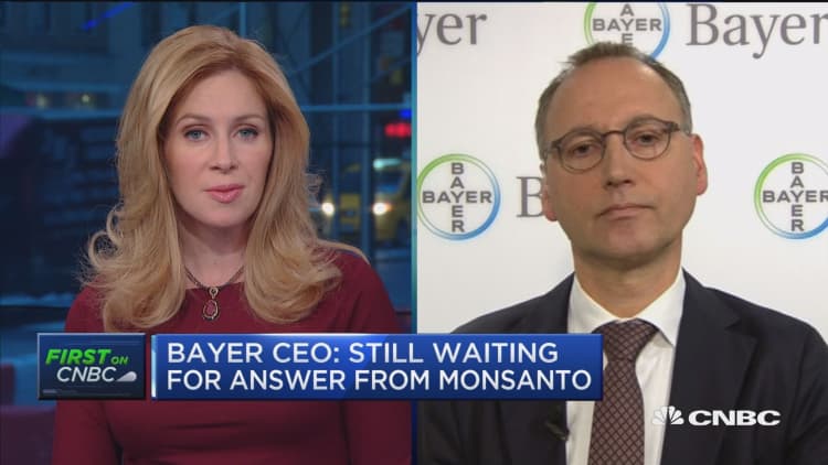 Bayer and Monsanto 'highly complementary': CEO