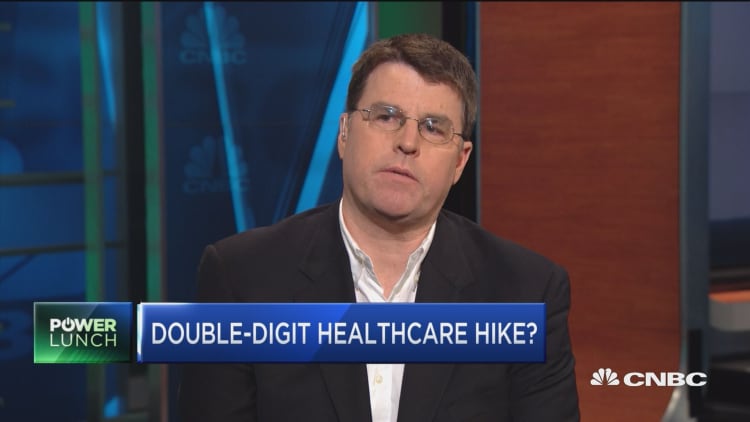 Double-digit healthcare hike?